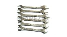 Double Open End Jaw Spanner Set Chrome Plated - SPAREZO